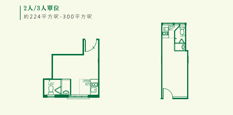 赤柱「尚晉坊」過渡性房屋單位平面圖（赤柱「尚晉坊」圖片）